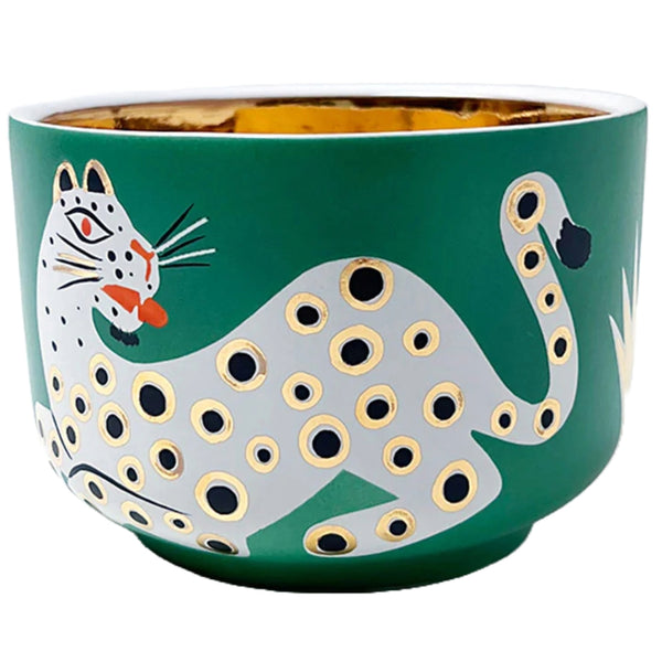 Chubby Bowl S Leopard Green - Waylande Gregory