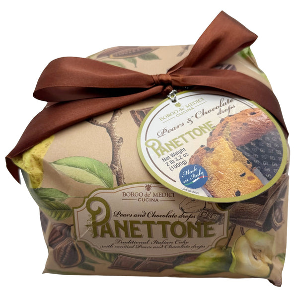 Pears and Chocolate Drops Panettone