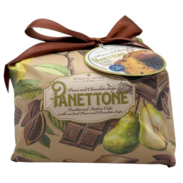 Pears and Chocolate Drops Panettone
