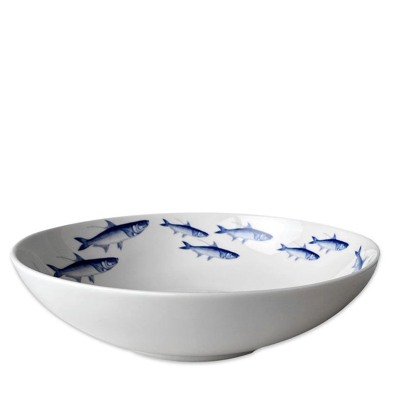 Wide Serving Bowl - School of Fish