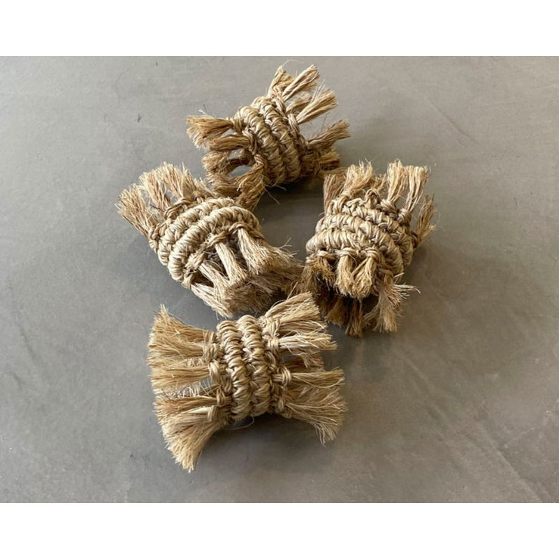 Fringes Napkin Ring - set of 4