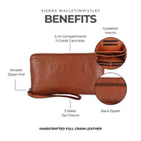 Wallet/Wristlet Sierra Cognac