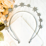 Silver Stars Halo Headband