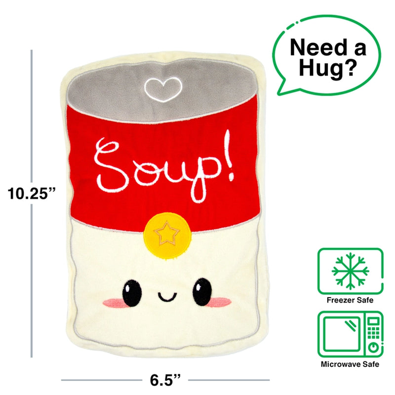 Huggable Soup Heating Pad and Pillow