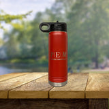 Water Bottle PEM Red