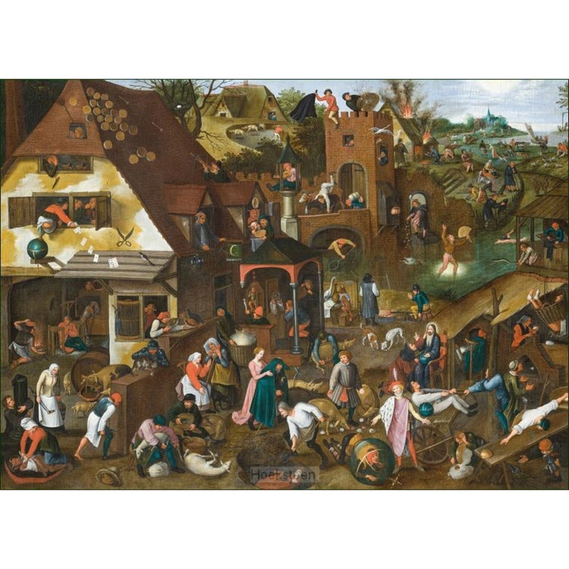 Puzzle Spreekwoorden, Pieter Brueghel ll