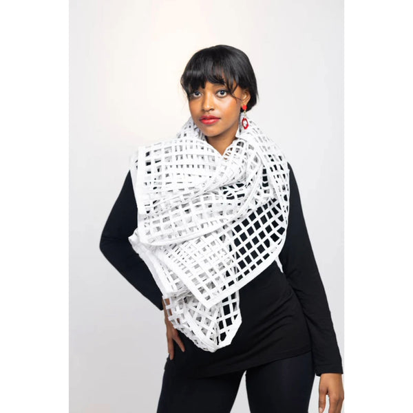 Scarf Kenten White
