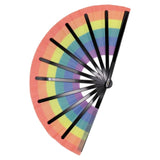 Fan - Rainbow Pride Line Dance Large