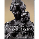 Book cover featuring a statue of a woman holding a child with text 'Bessie Potter Vonnoh, Sculptor of Women'.