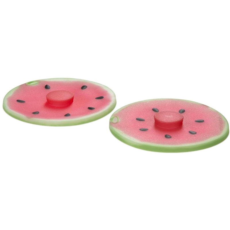 Silicone set of 2 Drink Covers - Rose, Watermelon, Citrus or Grapes