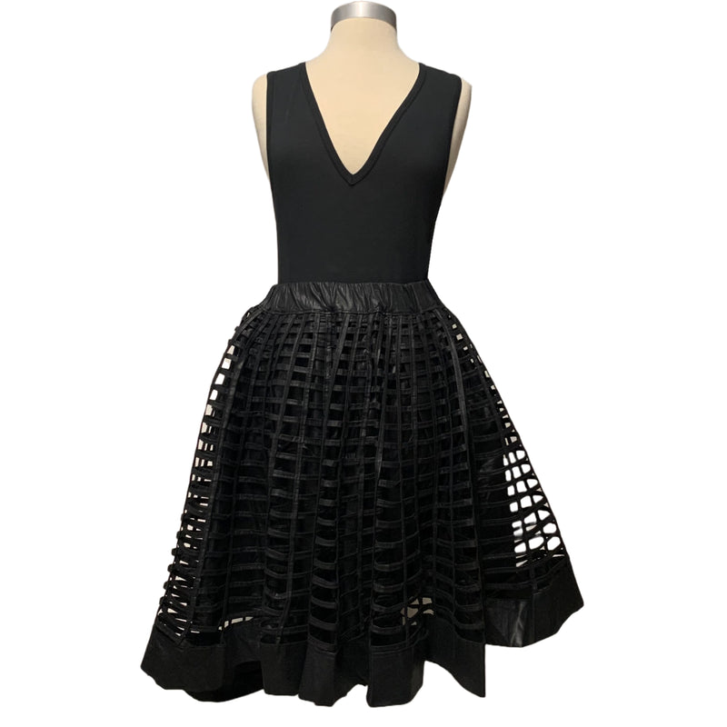 Skirt - Basket Weave Black