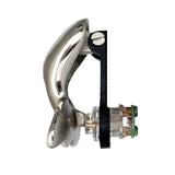 Whale Tail Doorbell Ringer - Nickel Silver