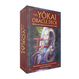 Yokai Oracle Deck packaging with dragon illustration on a white background