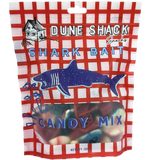 Bag of Dune Shack Shark Bait Candy Mix with red and white checkered pattern