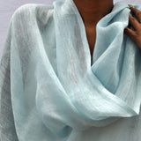 Shawl Telba Handwoven Pure Linen