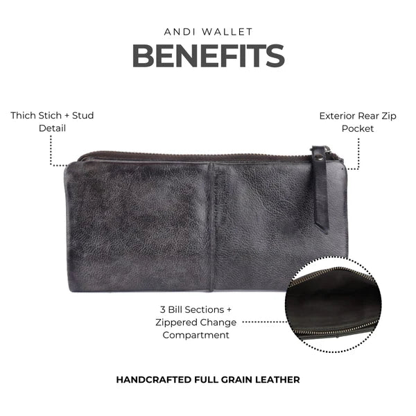 Wallet Andi Charcoal