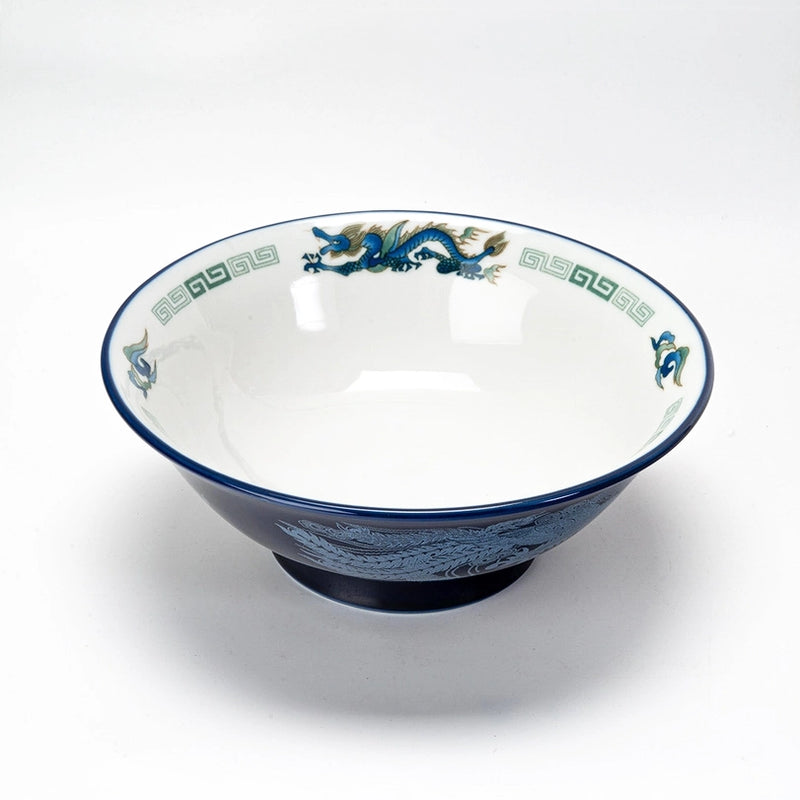 Ramen Bowl - Blue Dragon Mino Ware