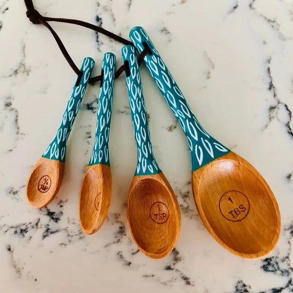 Leaf Baking Spoons - Measuring Spoons