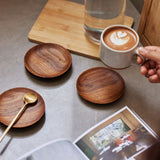 Teak Coasters - set of 4