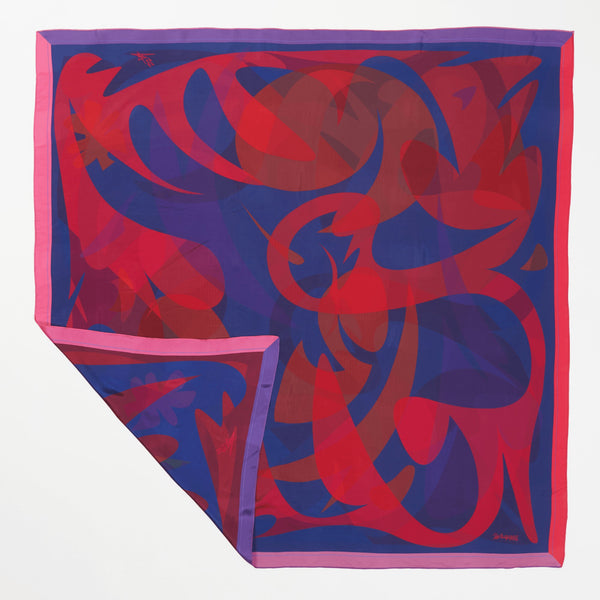 Patient Heart | 50" Mulberry Silk Furoshiki Gift Wrap by Essery Waller