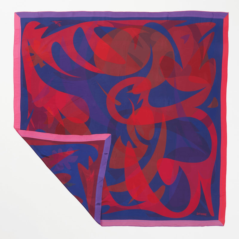 Patient Heart | 50" Mulberry Silk Furoshiki Gift Wrap by Essery Waller