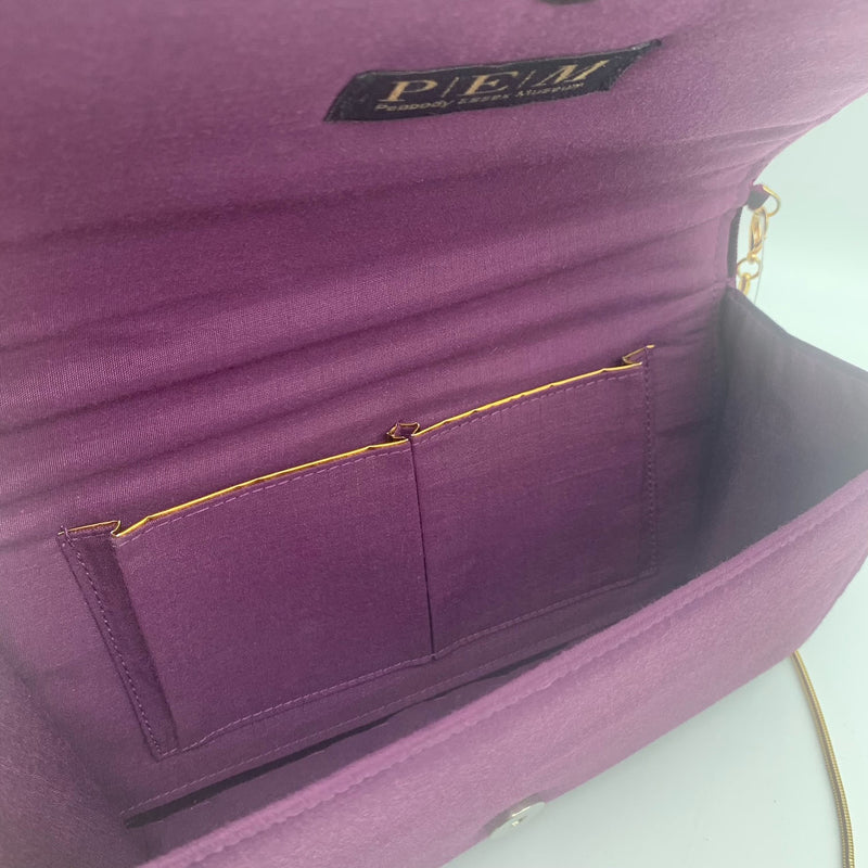 Handbag Isabella Stewart Gardner Purple Velvet