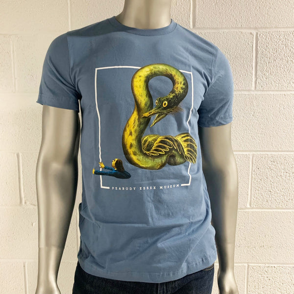 Great Sea Serpent T-Shirt - Steel Blue