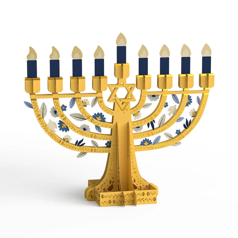 Menorah Giant Pop-Up Card