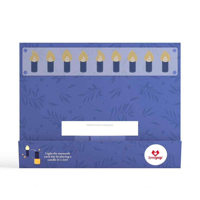 Menorah Giant Pop-Up Card