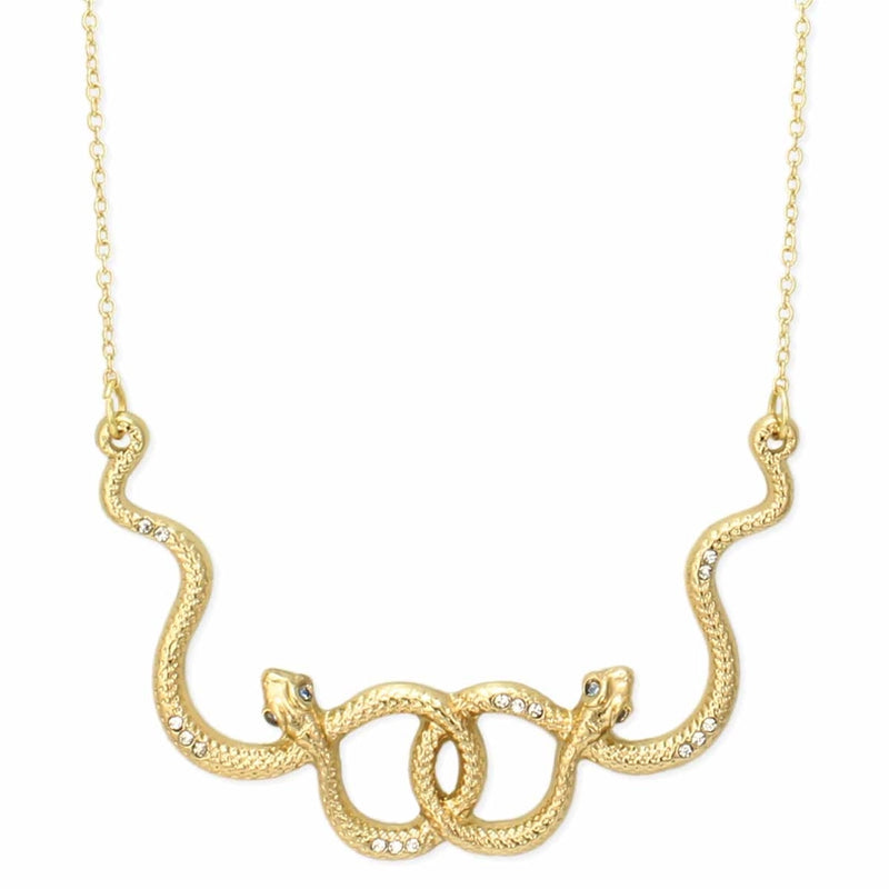 Necklace Snake Dance Gold Serpent