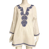 Tunic Ios White with Navy - XLarge