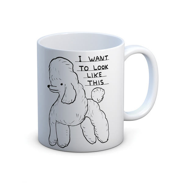 I Want To Look Like This Mug - David Shrigley