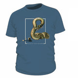 Great Sea Serpent T-Shirt - Steel Blue