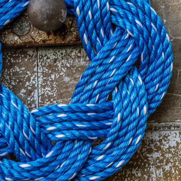 Sailor's Wreath - Beach Glass Blue