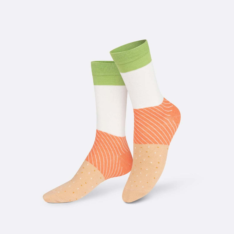 Socks - Salmon Bagel