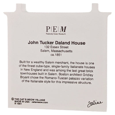 John Tucker Daland House Block