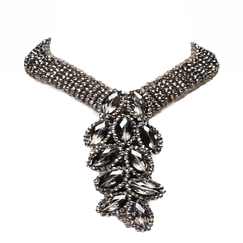 Iris Apfel Exclusive: Gray Beaded Necklace