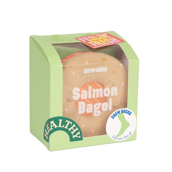 Socks - Salmon Bagel