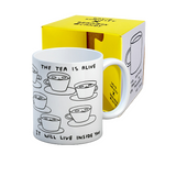 The Tea Is Alive Mug - David Shrigley