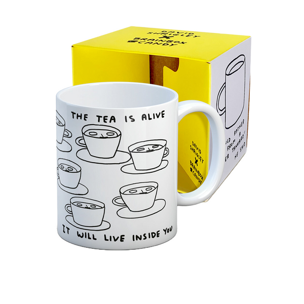 The Tea Is Alive Mug - David Shrigley