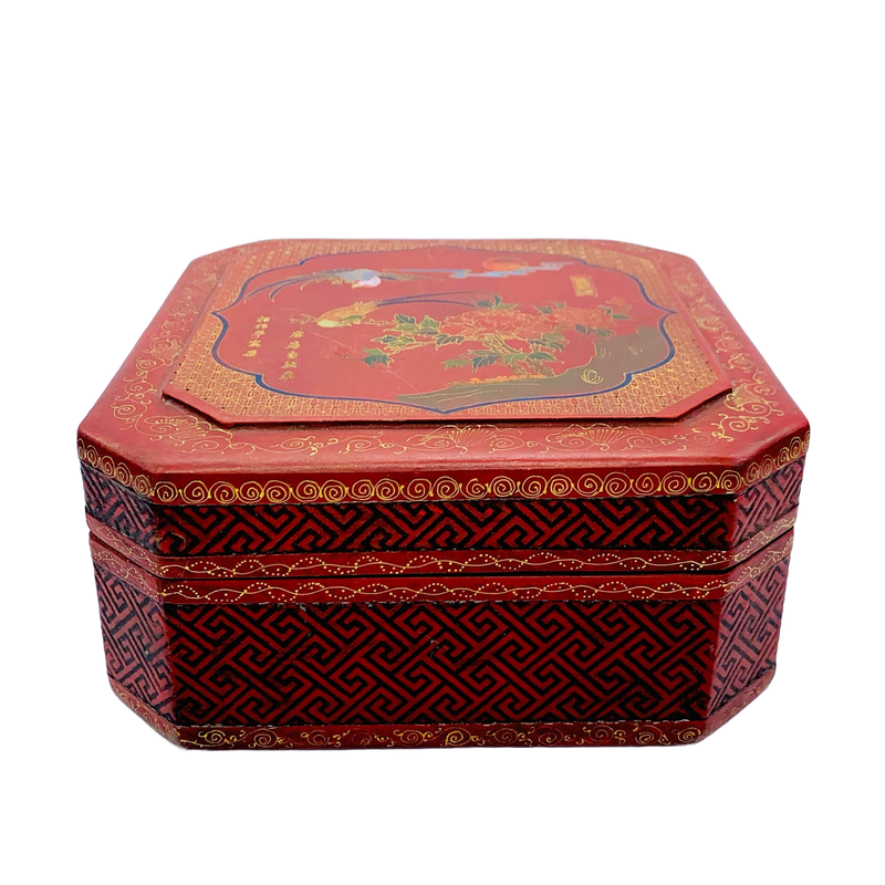 Decorative Red Lacquer Box