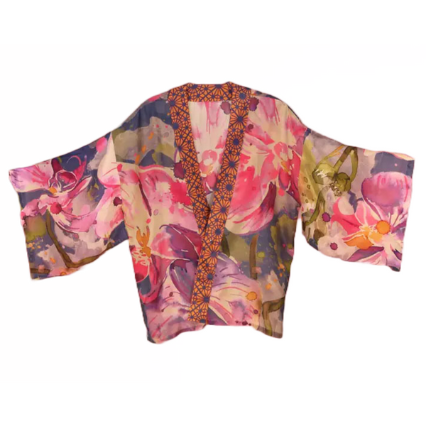 Kimono Jacket Denim Orchid