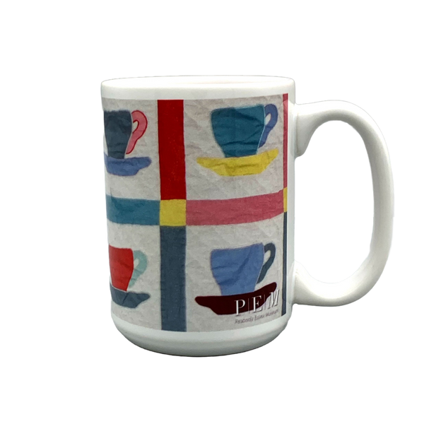 Mug - Cup & Saucer Quilt Detail