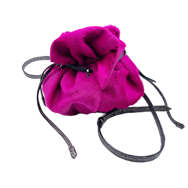 Pouchette Mini Backpack - Hot Pink - Maya Luz