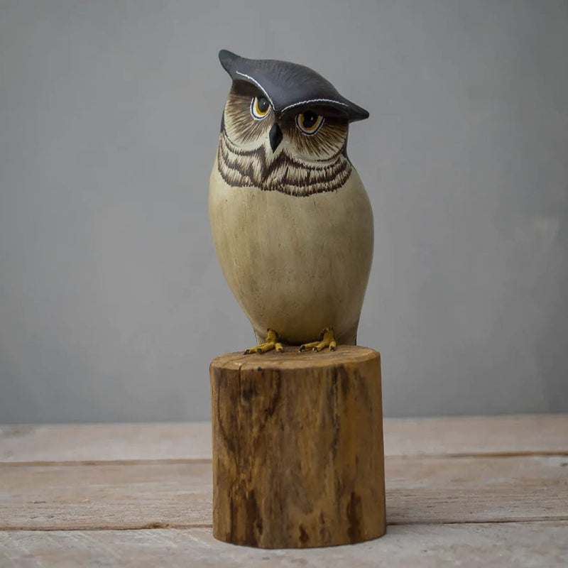 Wooden Screech Owl