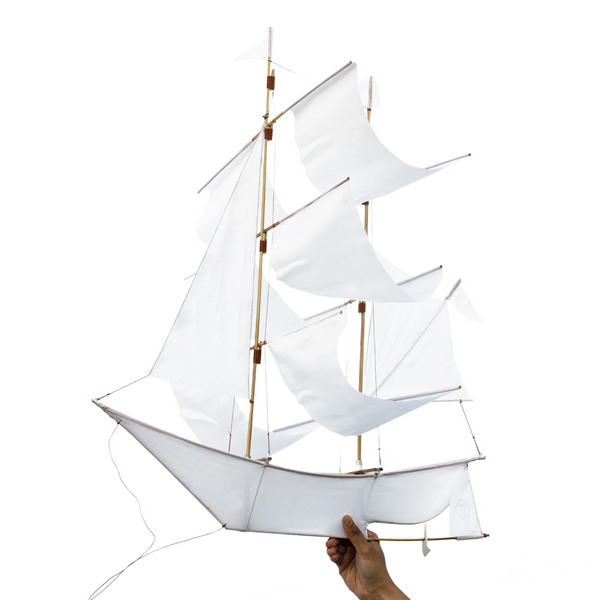 Kite - Sailing Ship - White