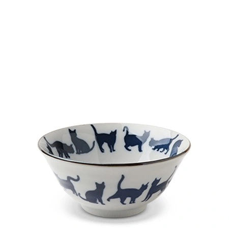 Bowl - Blue Cats