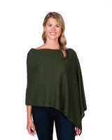 Cashmere 4-in-1 Dress Topper Poncho - Multiple Colors