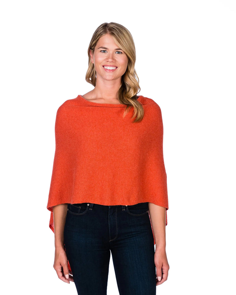 Cashmere 4-in-1 Dress Topper Poncho - Multiple Colors