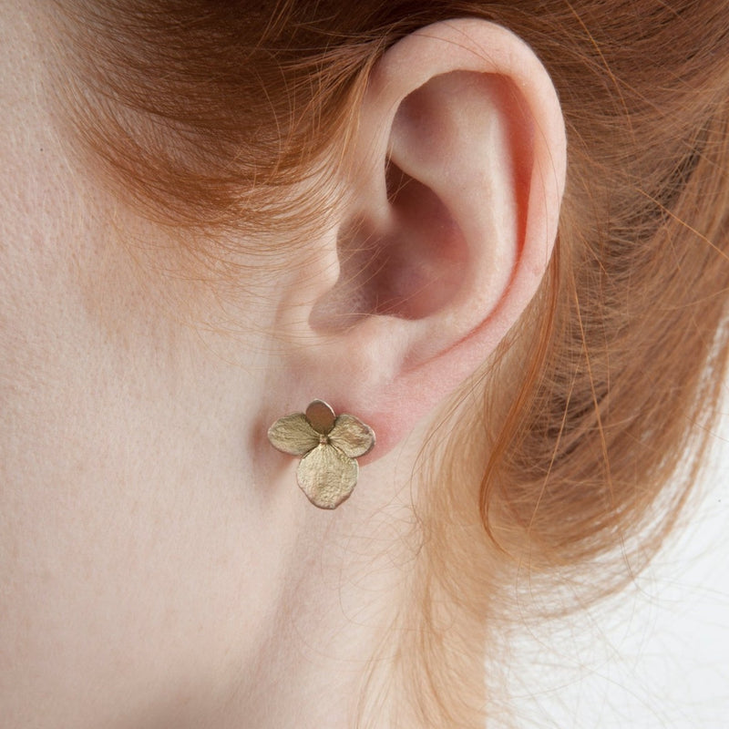 Hydrangea Post Earring